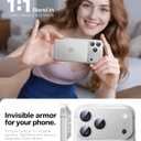 TORRAS for iPhone 17 Pro Max Camera Lens Protector, [Metal Frame] with Military Grade 9H+ Tempered Glass, Full Coverage, Anti-Scratch, 12 FT Shatterproof, Case Friendly, One-Piece, Silver, 1 Pack