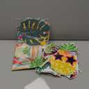 Tropical Beach Foam Stickers for Crafts, Scrapbooking, and More 