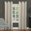 Sun Zero Easton Energy Saving Blackout Grommet Curtain Panel, 40" x 95", Pearl 1 PRS
