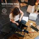 addlon 5-Tier Floor Lamp with Shelves, Standing Bookshelf Lamp with 3 Color Temperature, Corner Display Floor Lamps for Living Room, Bedroom and Office (70'' H, Black)