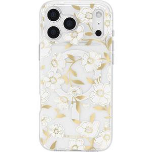 kate spade new york iPhone 17 Pro Max Case - Compatible with MagSafe - Designer Phone Case - Sunshine Floral Gems