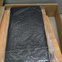 StrongTek Double Step Footrest, Adjustable Wooden Foot Stool with 3 Height Levels, Cushioned Top & Non-Slip Base, Ergonomic Under Desk Leg Rest for Office Home