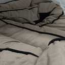Porch Swing Cushion Three Seat Waterproof, Khaki, 40x60in