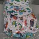 wegreeco Cloth Diapers 6 Pack with 6 Inserts & 1 Wet Bag, Washable Cloth Diapers for Babies, One Size Adjustable Reusable (Car, Airplane)