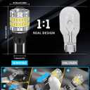 921 912 LED Reverse Light Bulb Fit for Toyota RAV4 2006-2025, Super Bright T15 LED Bulb with Lens, 6000K Cool White Backup Lights Replacement, Pack of 2