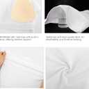 RUNNING GIRL Yoga Tank Tops for Women Built in Shelf Bra B/C Cups Strappy Back Activewear Workout Compression Tops (White, M)