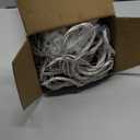 Minetom Icicle Lights Outdoor with Clips, 20ft 100 LED 20 Tubes Twinkling White Christmas String Lights, Connectable Waterproof Hanging Icicle String Light Plug in for Eave Holiday Outdoor