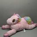 IKASA Large Unicorn Stuffed Animal Plush Toys - Soft Toy Giant Cute Huge Big Size Jumbo Kawaii Fluffy Plushy Unicorn Fat Oversized Plushie - Gifts for Kids Girls Boys (30 inches, Pink)