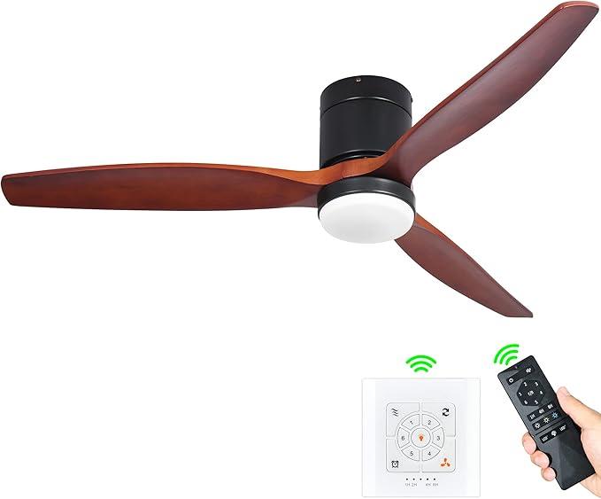 YITAHOME 52 Inch Low Profile Ceiling Fan Flush Mount Fan