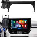 PZK Car Phone Mount for Toyota RAV4 2019-2025 Hybrid LE/XLE/Premium Accessories 7/8-Inch Screen 360 Rotation Smart Phone Cradles Auto Lock Cell Phone Holder Not Affect Air Vent (Not Fit 9/10.5 inch)