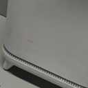 Bathroom Trash Can with Lid, Vacuum Adsorption Small Garbage Can 3.2 Gallon Press Top Lid Trash Bin with Legs Waterproof Waste Basket for Bathroom Bedroom Office Home RV (White)