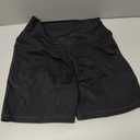 YEOREO Women's Biker Shorts 3.6" /4.5" / 6" Workout Gym Shorts Craze High Waist Tummy Control Hidden Scrunch Running Yoga (Medium, Black)