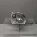 Ziliny 2 Set Acrylic Elevated Dog Bowls Stand 6.3" Tall Pet Acrylic Feeder Come with 2 Removable Stainless Steel Bowls for Large Dogs, Raised Durable Dog Bowl Pet Feeding Station