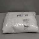 RYB HOME White Sheer Curtains Linen Texture Window Panels, Semi Sheer Light Filetring Rod Pocket & Back Tab Drapes for Bedroom, 52 x 84 inches, Pack of 2