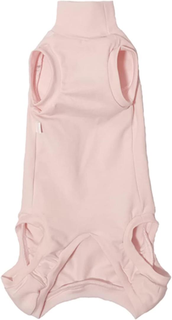 Sphynx Cat Clothes Sleeveless Bodysuit Elastic Hairless Cat Pajamas Pet Clothes Cat Surgery Recovery Suit for Cats Dogs After Surgery Wear Suit (S (3-5 lbs), Pink)