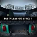 EZGO RXV 2016+ LED Basic Light Kit 48V, 2 LED headlight, 2 LED taillight, 1 Basic wiring harness, instruction & hardware included