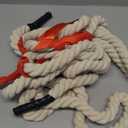 Tug of War Rope for Kids and Adults, 20 FT Natural Twisted Cotton Rope, Outdoor Yard Lawn Games Perfect for Carnival Team Building Activities, Field Day Family Reunion Birthday Party Game,