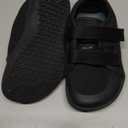 WHITIN Kids/Boys/Girls Wide Barefoot Shoes Minimalist Toe Box Zero Drop Sneakers Size 28 Little Walking Tennis Flexible Sports Gym Skate Road Running Black 30