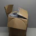 Seville Classics 2-Pack Steel Mesh Round Trashcan Wastebasket for Trash or Recycle in The Home, Office, or Garage, Black, 6 Gallon