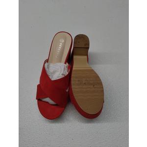 Women's Platform Sandals Wedges Heels Sandals Open Toe Slip On Platform Heels Mules Dressy Pumps 40