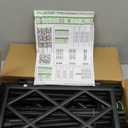 5.25FT Garden Trellis for Climbing Plants Outdoor, Black Iron Pipe Support Fence,Metal Wall Lattice Climbing Frame for Potted Plants Indoor for Ivy Vines Vegetable Flower, Patio, Lawn, Yard, Backyard