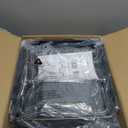 SNTD Dish Drying Rack, Expandable Dish Rack for Kitchen Counter, Stainless Steel Dish Drainer with Drainboard Set and Utensil Holder (Gray)