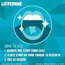 2 x Listerine PocketPaks Cool Mint Breath Strips, Portable Pocket-Sized Oral Care Mouth Freshener, Dissolving Strips Kill 99% of Bad Breath Germs, Sugar Free, 3 x 24-Strip Packs