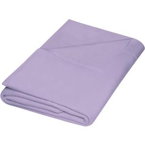 ZPECC Full Flat Sheet Only 1 Pack, Durable Lavender Top Bed Sheets Hypoallergenic Soft Brushed Microfiber Color-Coded Label, 81"x96"