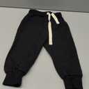 Carter's Girls' Pull-On French Terry Joggers (2T, Black)