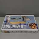 Bamboo Bread Box for Kitchen Counter-Large Capacity Bread Storage Container Farmhouse Bread Box with Window Bread Holder
