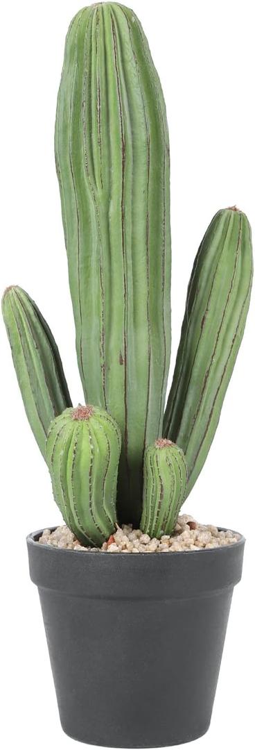 Artificial Cactus Fake Cacti 16" Faux Potted Cactus Plants for Home Store Office Decoration