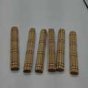 Coloch 8 Pack Natural Bamboo Placemats, Rustic Anti-Slip and Heat-Resistant Table Mat for Kitchen, Dinning Room, Table Protection