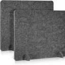 Acoustic Desk Dividers, 24" x 20" (Dark Gray)