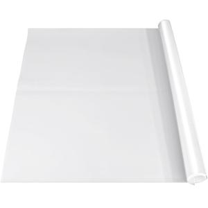 VOKOY 36x24 Inch Silicone Mat for Crafts, Extra Large Silicone Painting Mat, Clear Silicone Sheet for Kitchen Countertop, Baking, Clay, Arts - Heat resistant, Washable (White,Translucent)