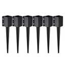 VEVOR Fence Post Anchor 8 Pack 4 x 4 inch Outer Diameter 24" Ground Spike
