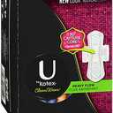 U By Kotex Cleanwear Ultra Thin Pads With Wings, Heavy Flow, Fragrance-free, (16 Ct), 0.300 Lb