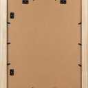 Golden State Art, 16x20 Picture Frame - Displays 11x14 Photo with Mat or 16x20 Without Mat, Wide Moulding Solid Wood Frame for Wall Display, Black