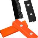 4.5 Inch Bench Vise Block-2 Pairs,Strong Magnetic Soft Protective Covers,1 Multi-Groove Jaw Pads,1 Standard Waffle Surface Jaw Pads