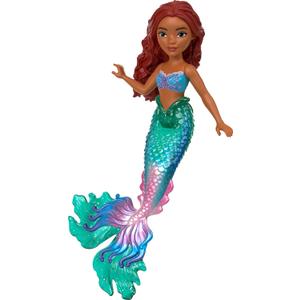 Disney The Little Mermaid Ariel Small Doll Mermaid with Signature Tail, Toys Inspired by the Movie