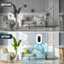 Odor Eliminator for Strong Odor 99% Cat Litter Deodorizer Dog Poof Odor Removal Air Ionizers Home Plug-in Air Purifier for Bedroom, Toilet, Kitchen, Pets, Shoe, Smoke, Formaldehyde Air Freshener
