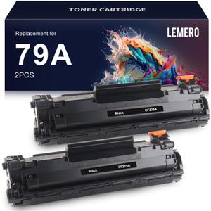 LEMERO 79A Toner Cartridge Compatible Replacement for HP 79A CF279A to use with Laserjet Pro M12w M12a MFP M26nw M26a (Black, 2-Pack)