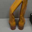 Mid Calf Boots for Women Chunky Block Heel Womens Tall Boots Square Toe Comfortable Casual Boots Low Heel Trendy Stylish Boots (7)