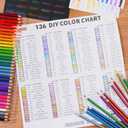 Shuttle Art 136 Color Pencils for Adult Coloring Book, Soft Core Colored Pencils Set for Doodling, Sketching, Drawing, Art Supplies