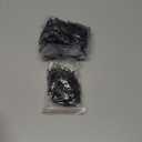 100 Pcs 1.26 Inch Metal Drapery Curtain Rings with Eyelets and 100 Pcs Pin Hooks Black Curtain Rings with Hooks for Shower, Window, Door Drapes Curtains