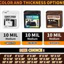Brown Tarp 30x50 Feet, 10 Mil Thick Waterproof Poly Tarps