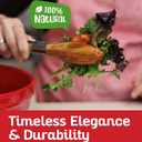 Boxiki Kitchen Tongs for Cooking with Wooden Tips - Wooden Tongs Ideal for BBQ, Salad, Toaster, Bread & Pickles - Made of Natural Olive Wood, Size 12 Inch