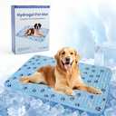 Pet Cooling Gel Pad with Patent Technology, 20in Dog Cooling Mat for Summer, Self-Cooling Mat for Medium/Small Dogs, Non-Slip Waterproof Durable Mat for Dog Beds, Car, Indoor & Outdoor Use