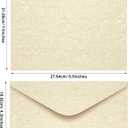 Eersida 150 Sheets Vintage Stationery Paper and Envelopes Letter Set Includes 100 Vintage Letter Writing Paper and 50 Envelope for Office Library(8.5 x 11 Inch,Retro Style)