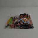 Sadnyy 140 Pcs Basketball Party Favors Birthday Party Decorations Supplies Drawstring Bags with Silicone Bracelets Keychains Straws Button Pins Stickers for Classroom Rewards Goodie Bags Stuffers
