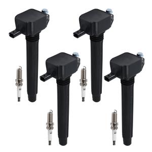 4PCS UF751 Ignition Coils  Fits for 2014-2020 Cherokee, 2015-2020 Renegade, 2018-2020 Compass, 2015-2021 ProMaster City 2.4L, Aftermarket Parts